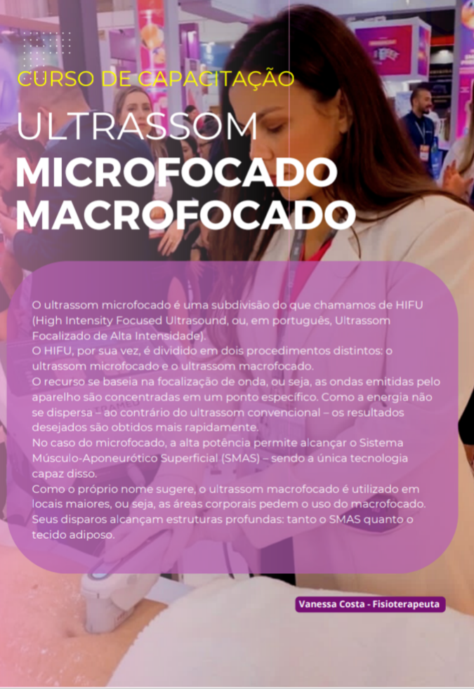 capacitação em ultrassom microfocado e macrofocado