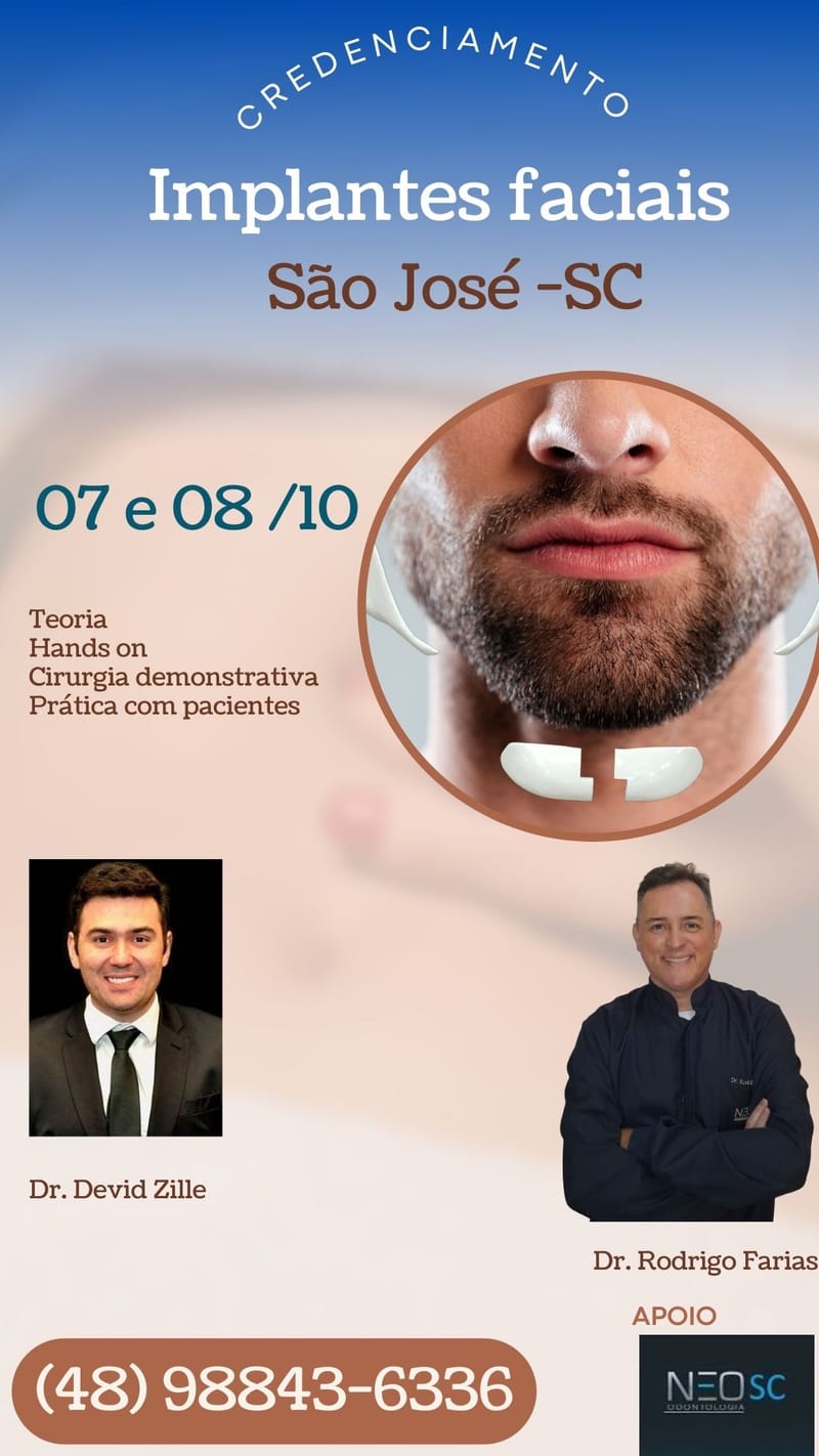 Credenciamento em implantes faciais