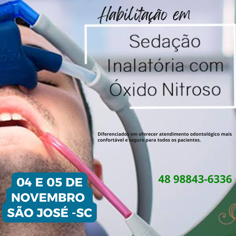 Habilitação  em Sedação inalatória com óxido nitroso