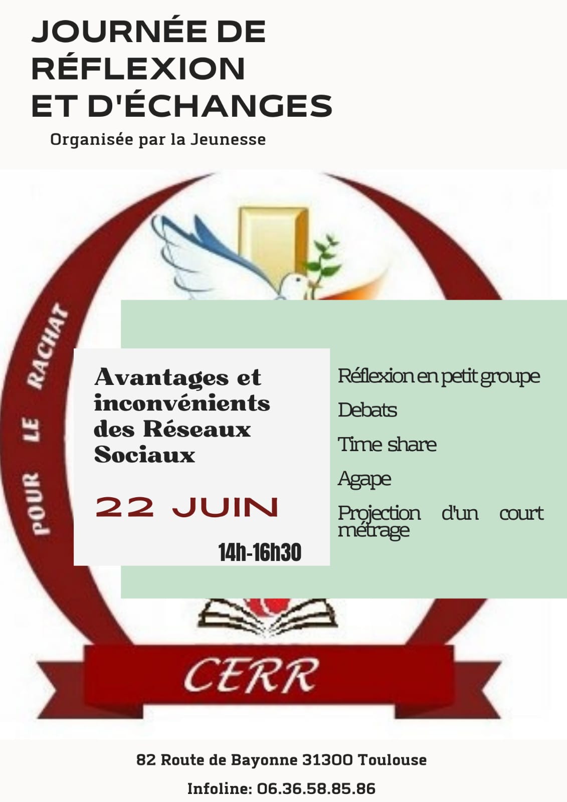 Journée de Réflexion et d'Echanges de JRC 22 Juin 2024