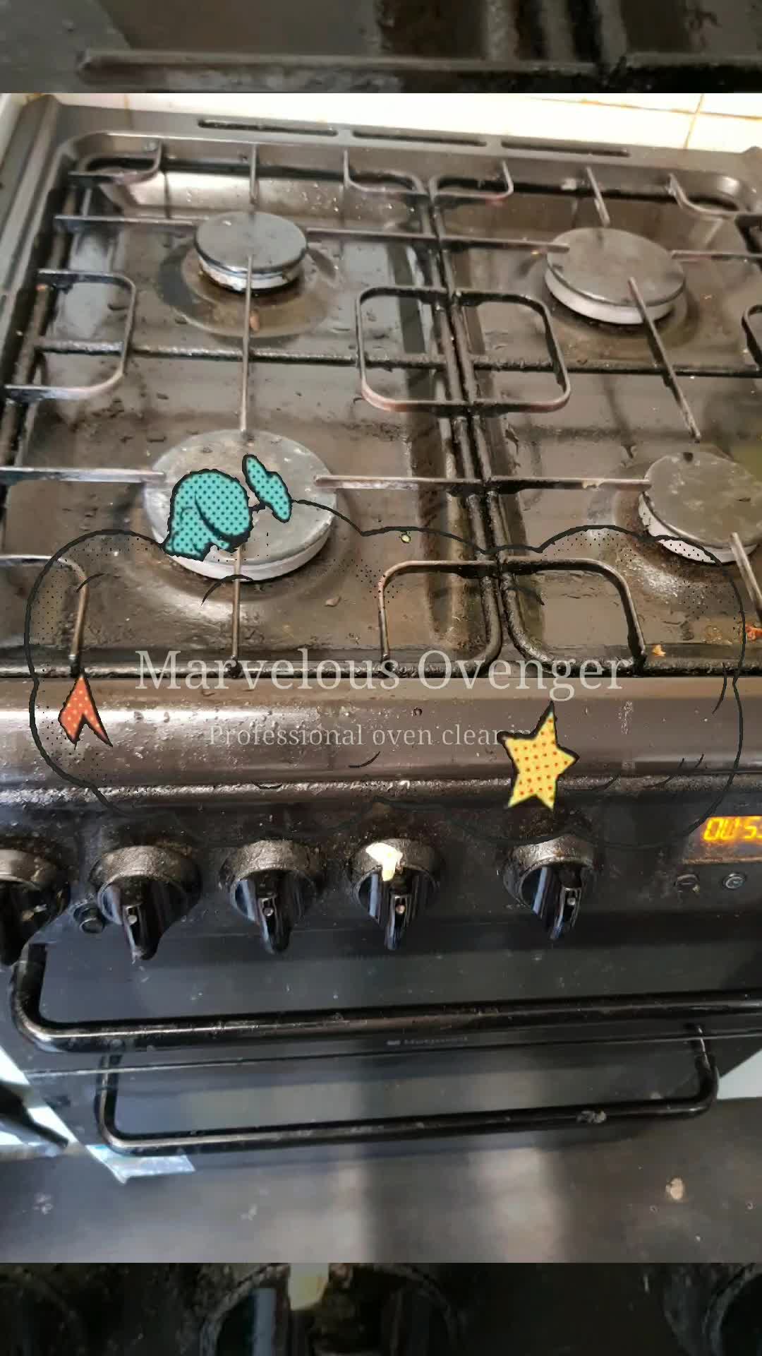Double oven and hob