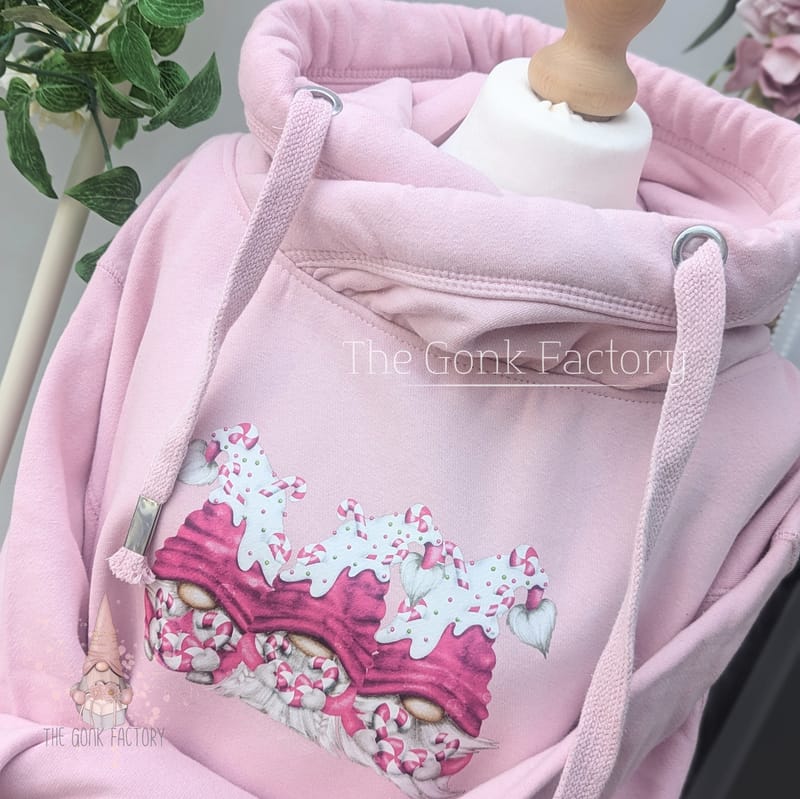 Candy Cane Half Zip Hoodie XS-3XL