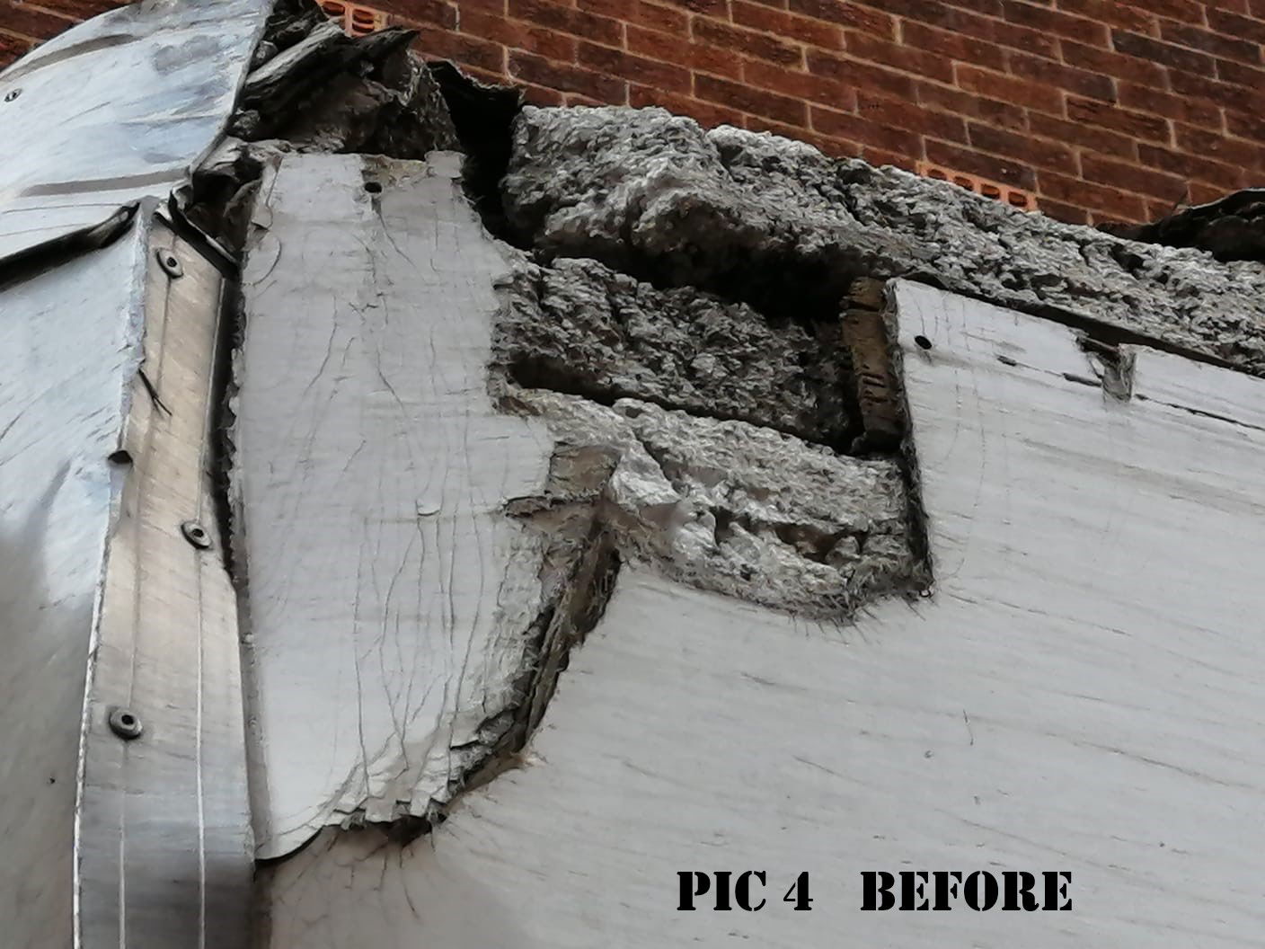 Fiberglass Repair - Damaged Truck