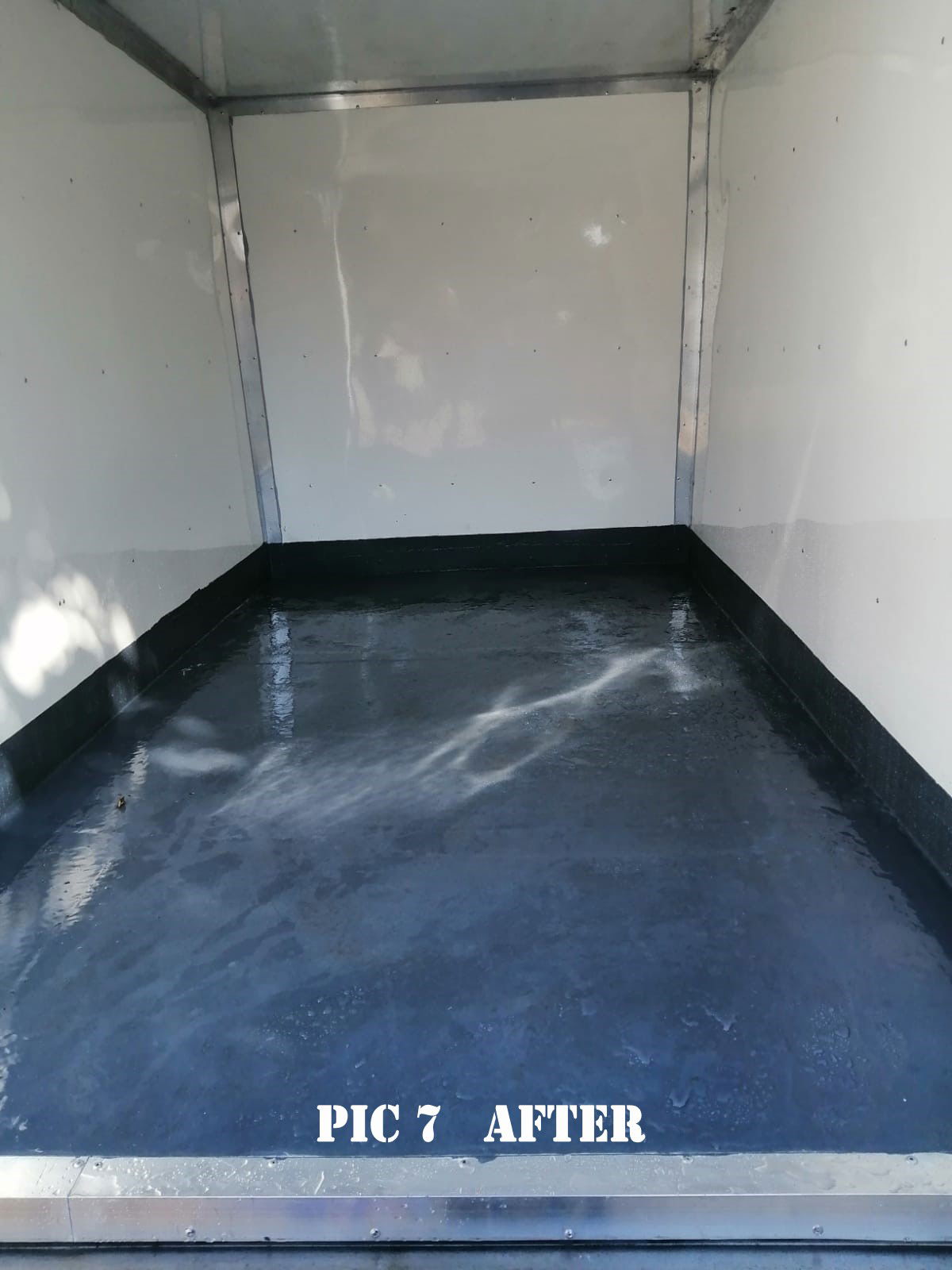 Fiberglass Repair -Refurbished inside of H 100 Canopy