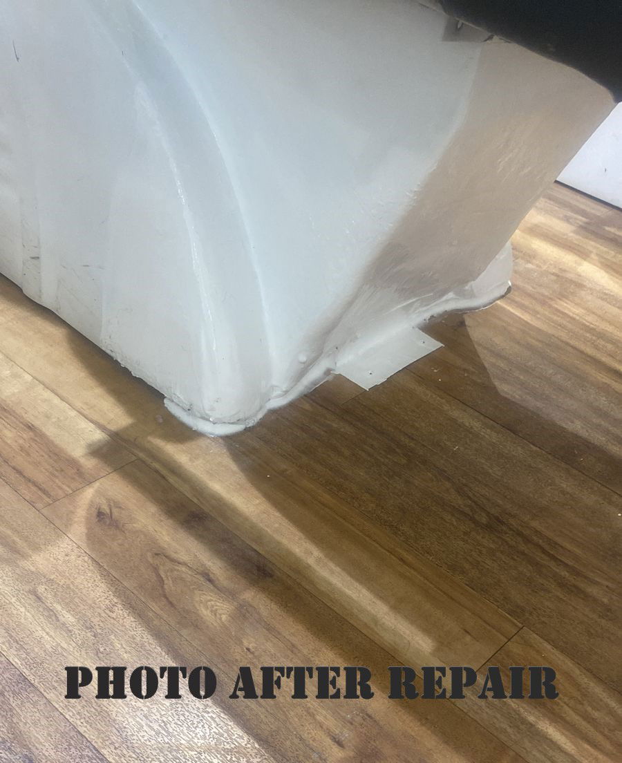 Salon Chair Fiberglass Repair