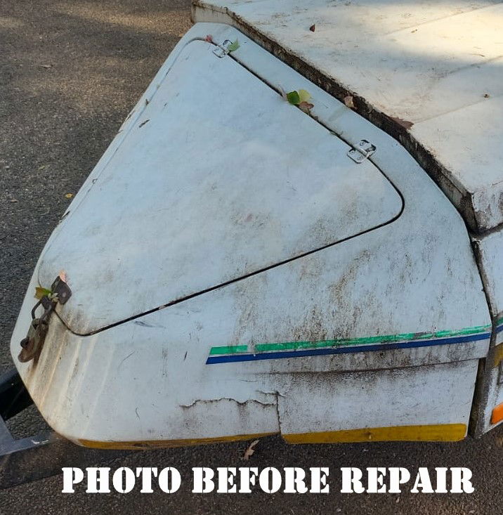 Fiberglass Nose Cone Repair & Respray