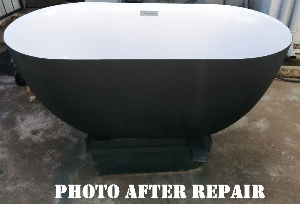 Fiberglass Bath Tub Repair & Respray