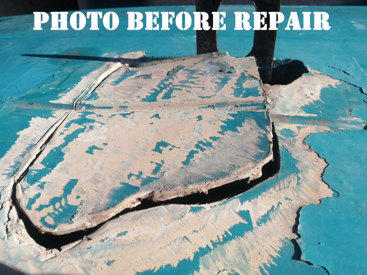 Fiberglass Air Compressor Cover 1 Repair
