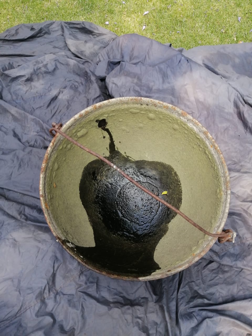Steel Pot (Fish Pond) Fiberglass Coat