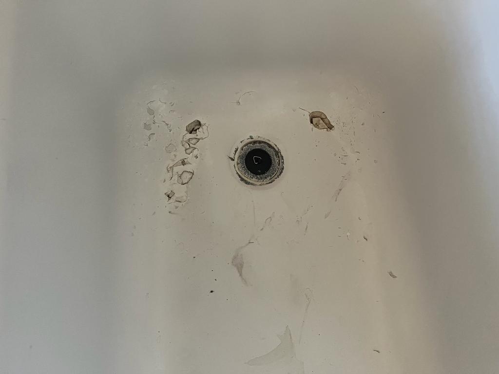 Bath Tub Repair with Square patch