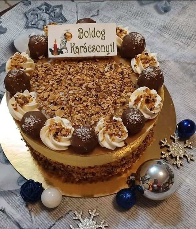 Narancsos házikrémes torta