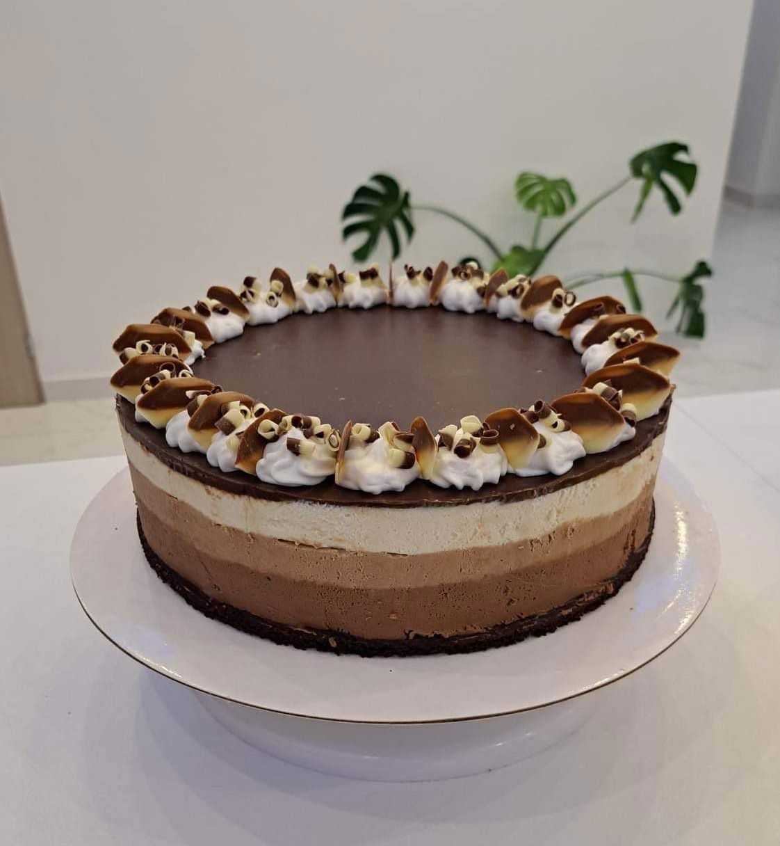 Triplacsoki mousse torta