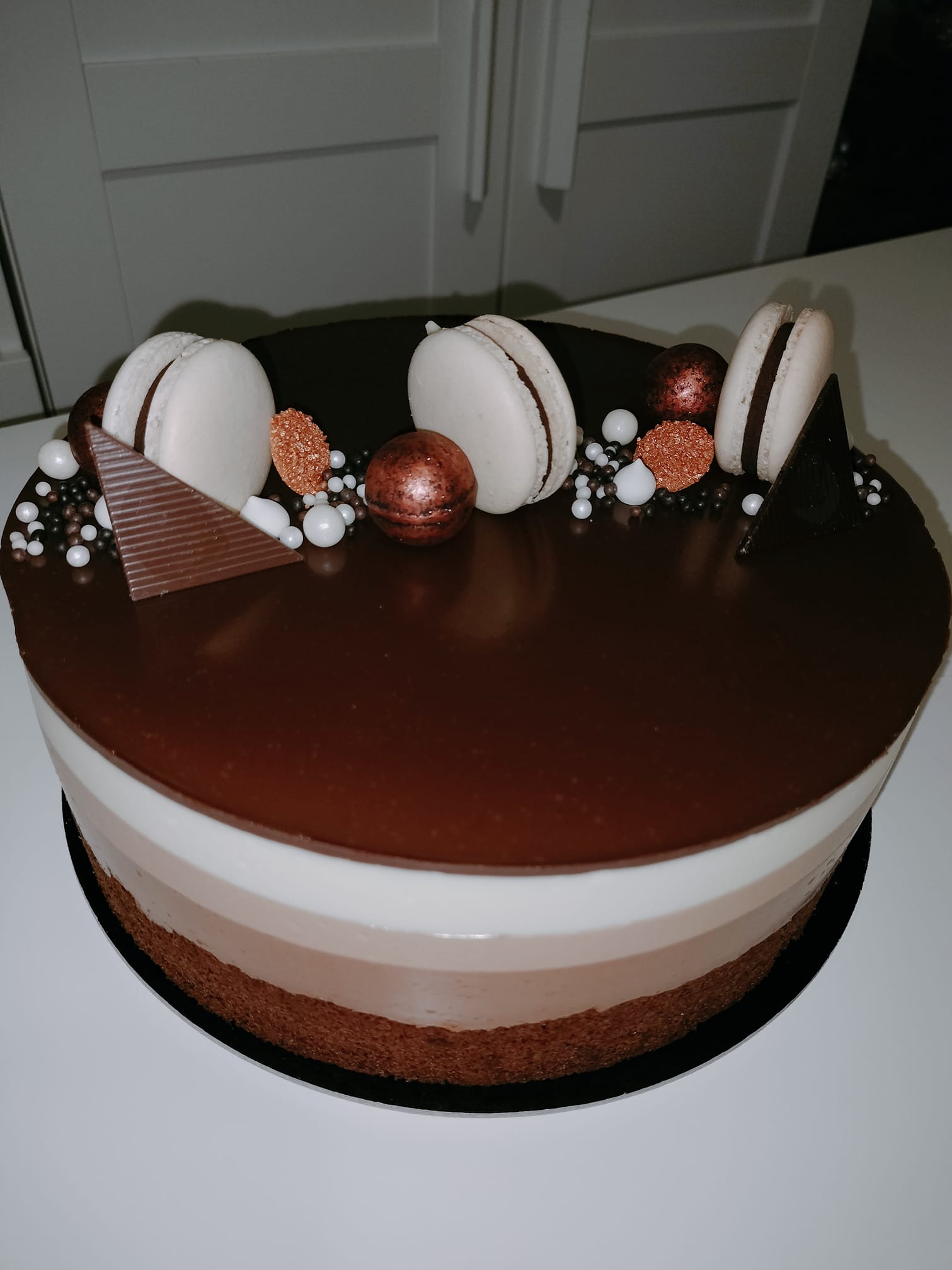 Triplacsoki mousse torta