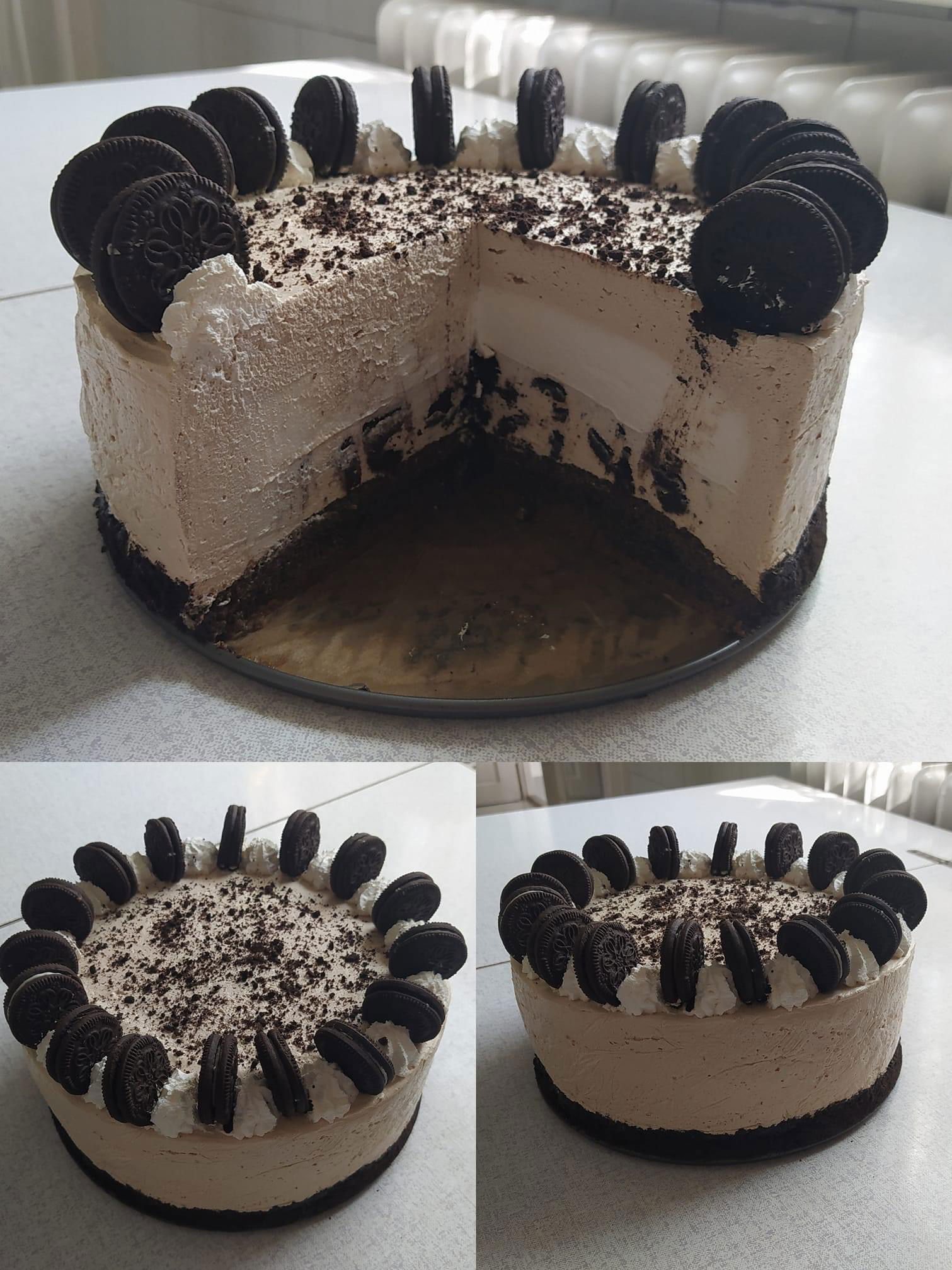 Kávés Oreo torta