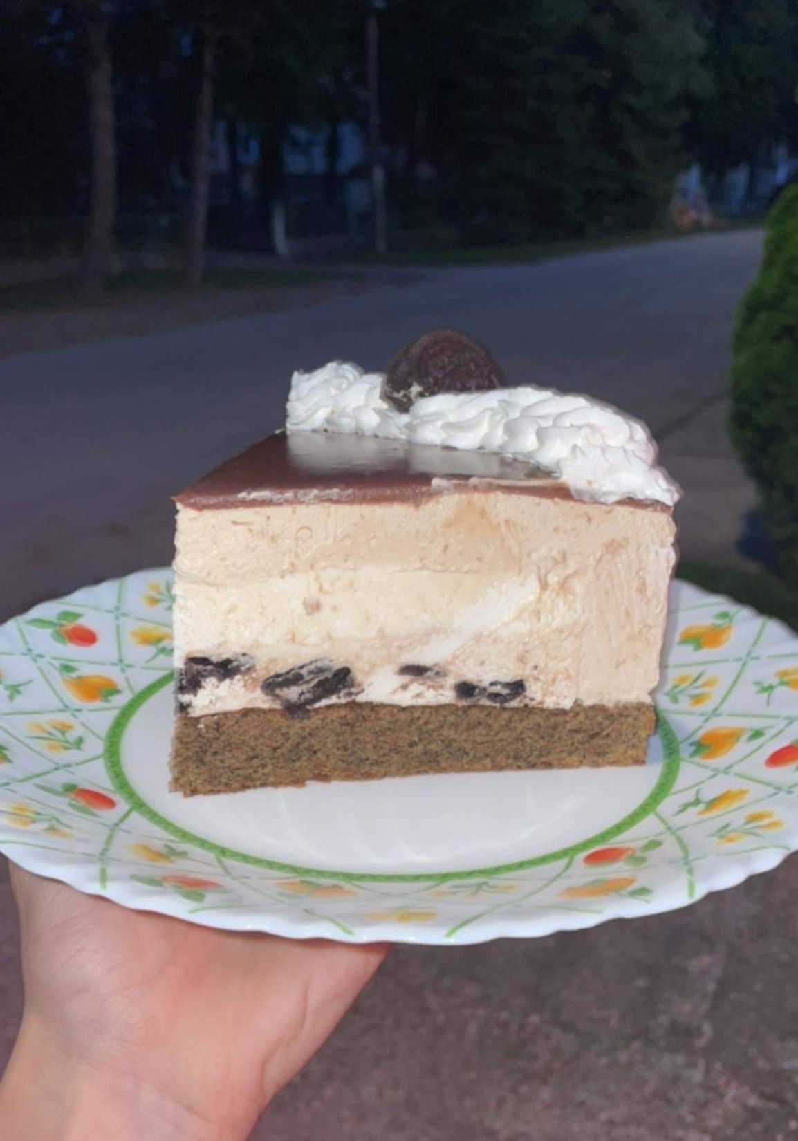 Kávés Oreo torta