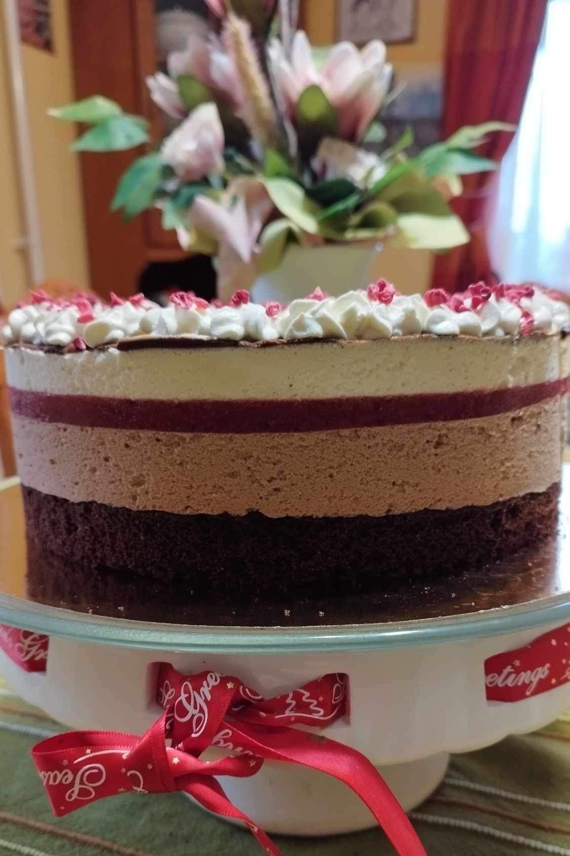 Egyszerű csoki mousse torta