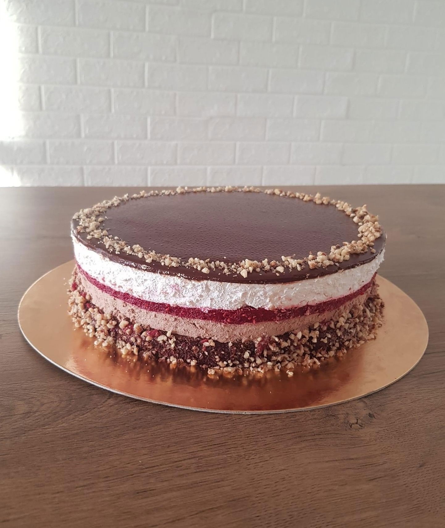 Egyszerű Csoki mousse torta