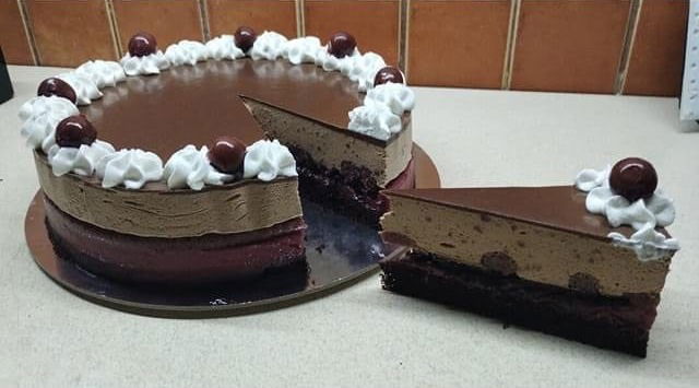 Lúdláb mousse torta