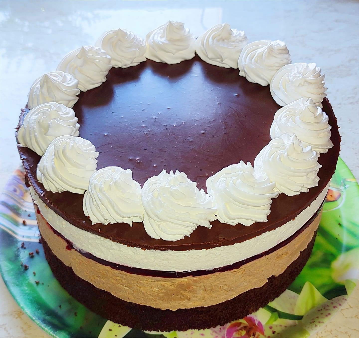 Egyszerű csoki mousse torta