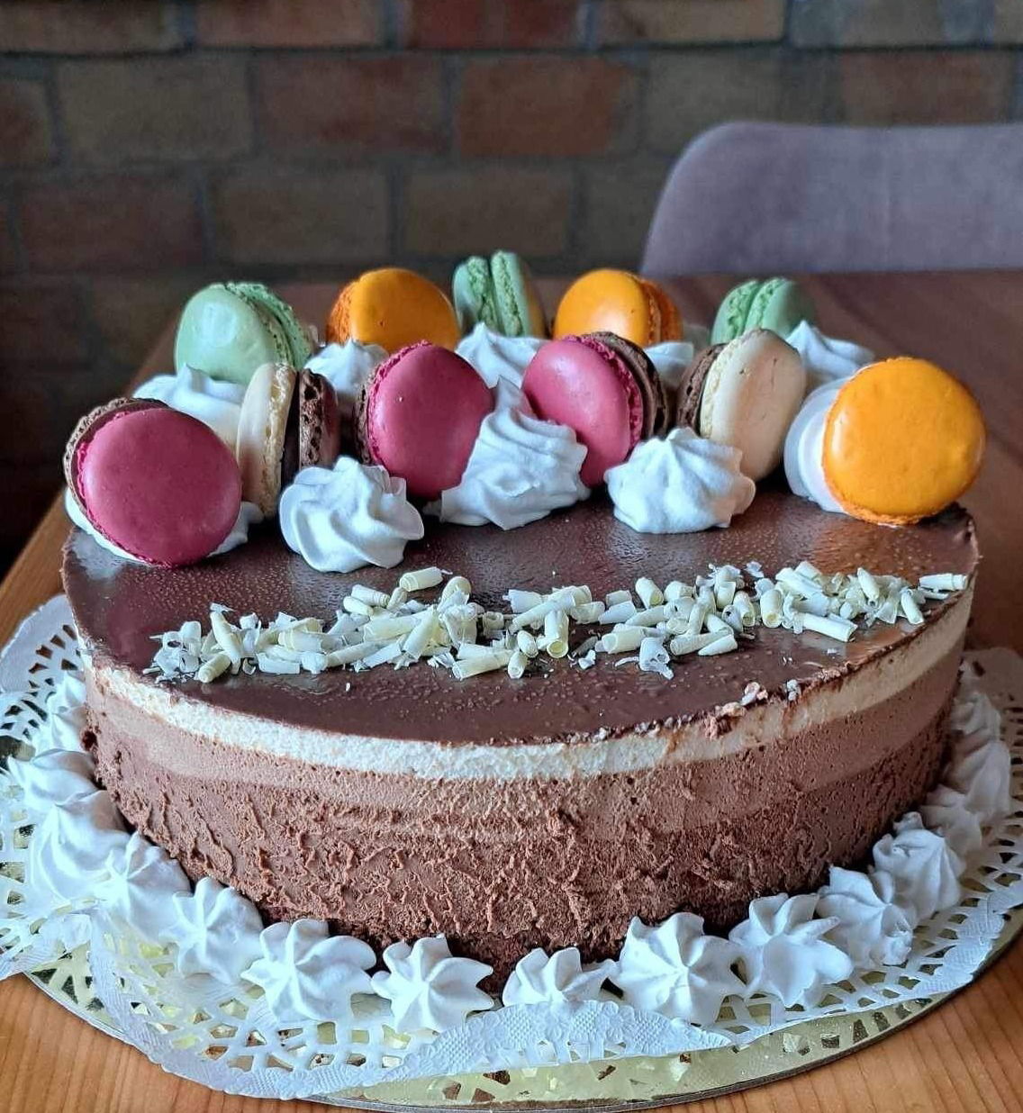 Triplacsoki mousse torta