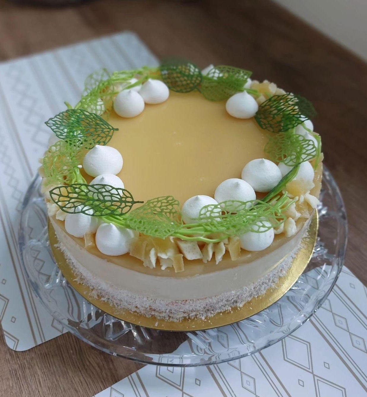 Piña colada torta