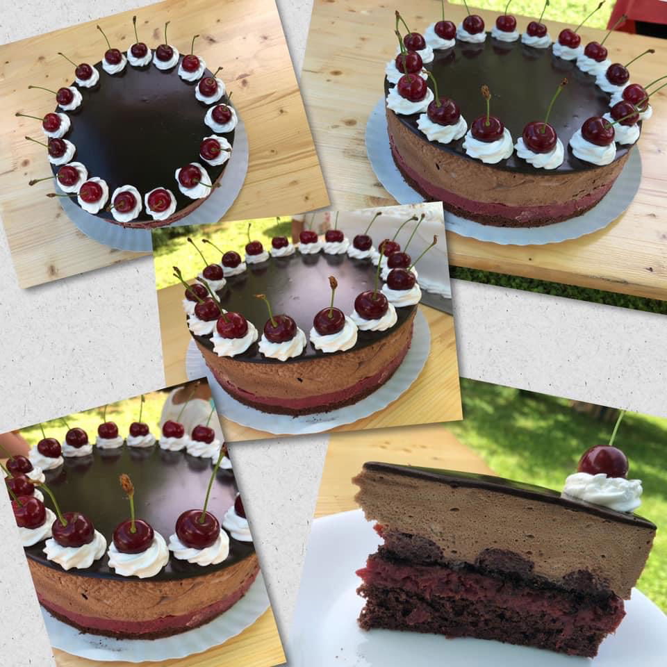 Lúdláb mousse torta