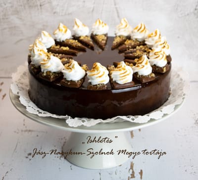 Jász-Nagykun-Szolnok megye tortája versenyen elért összkategória első helyezés az "Ishletés" nevű tortánkal