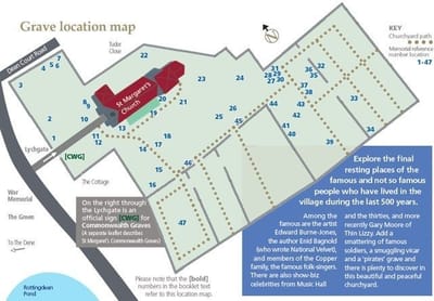 Original Grave Location Map image