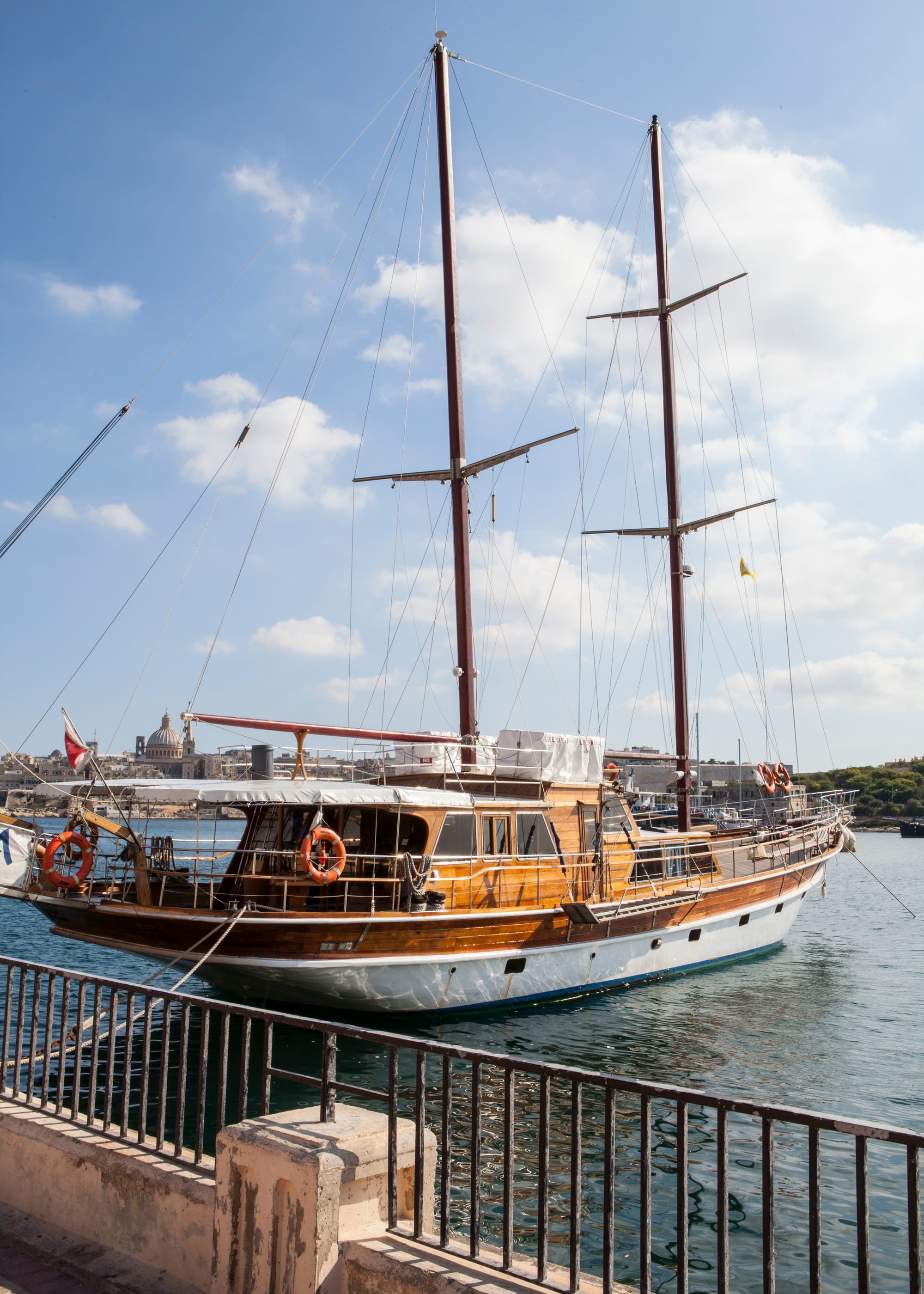 Yachts and Boats along the Waterfront