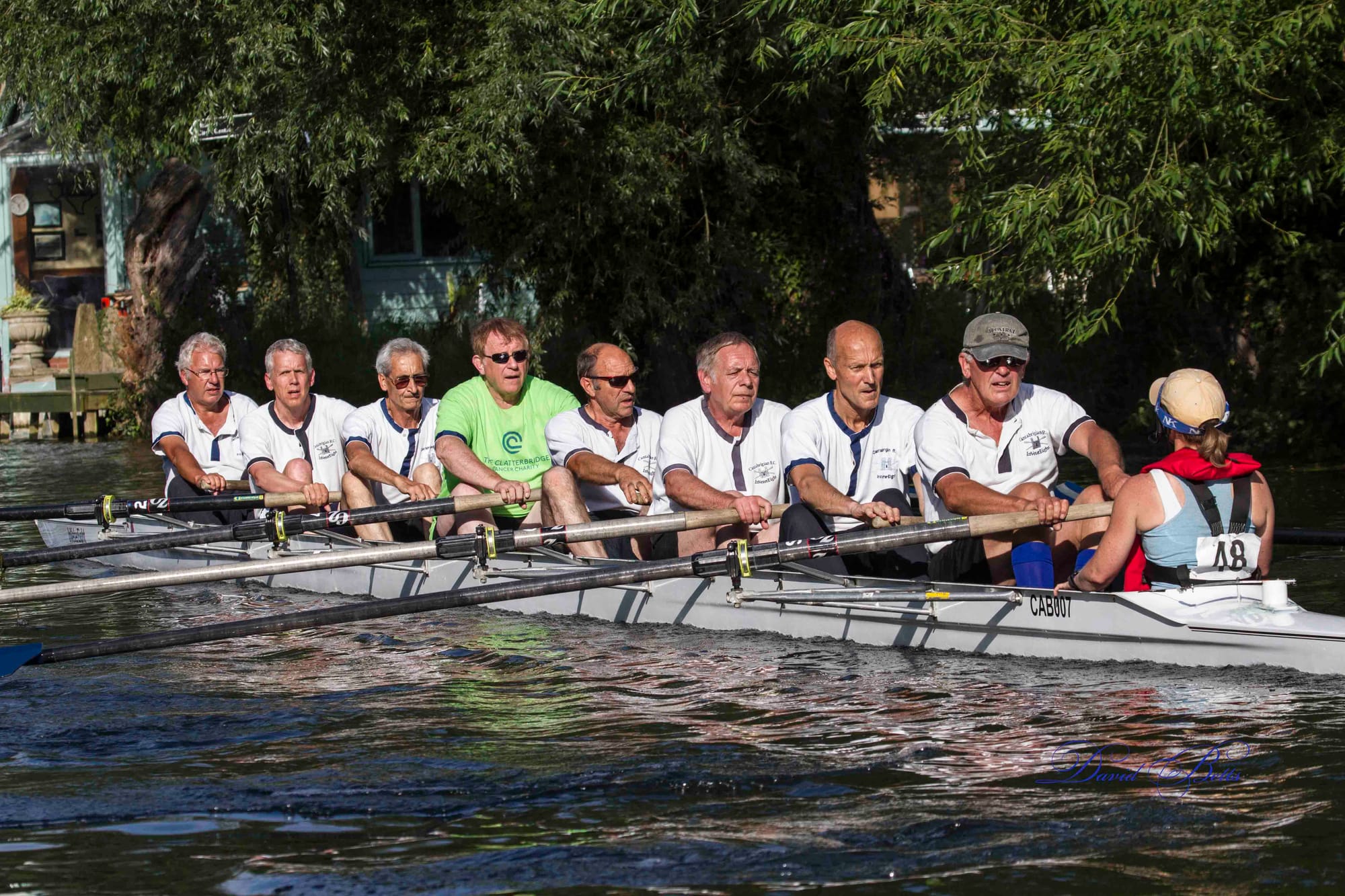 Rowing down in the break