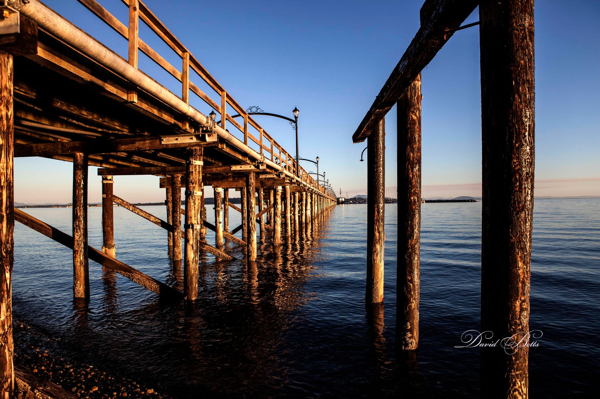 Sunset on The Jetty at White Rock