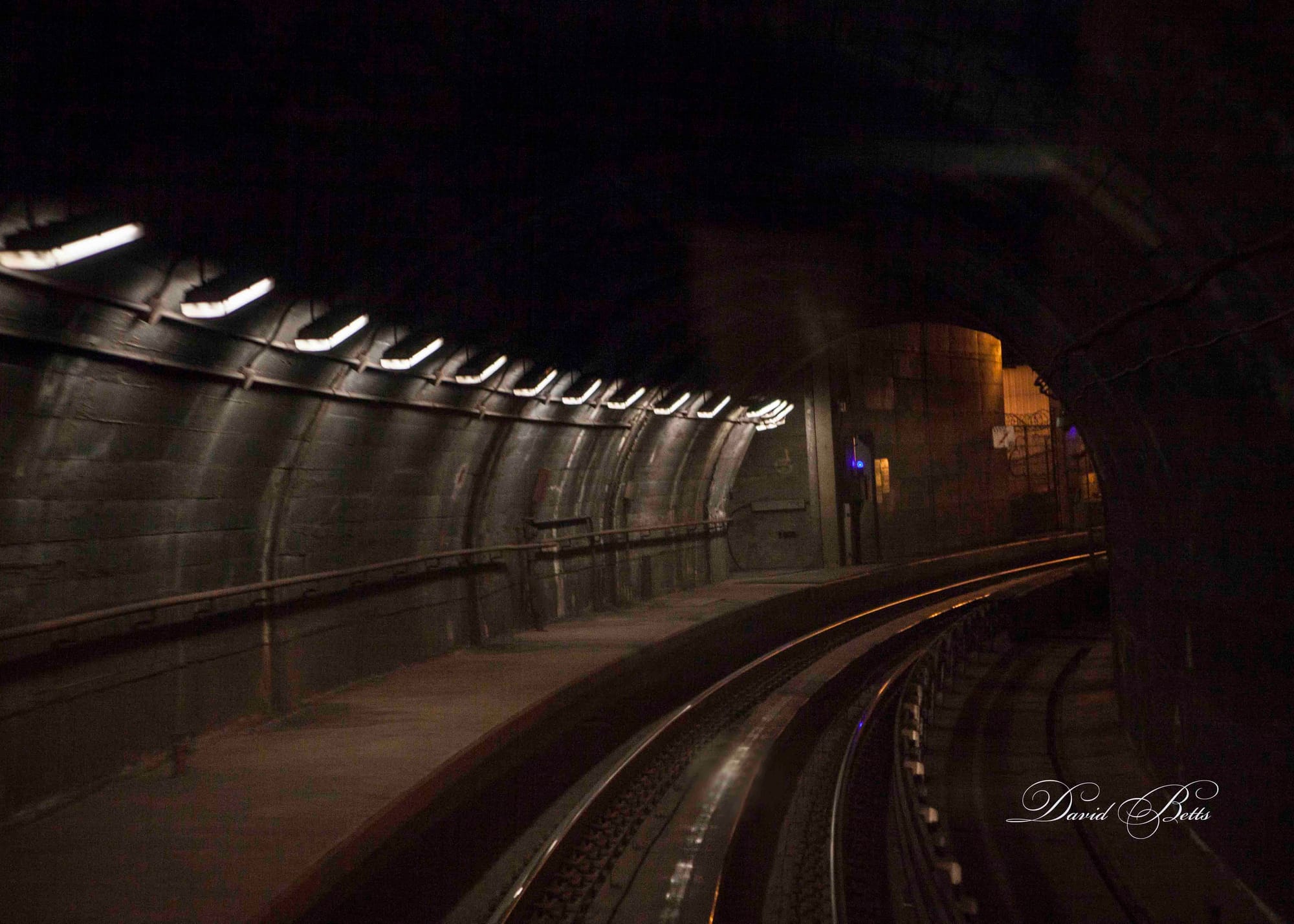 Another Underground view from the front of the train