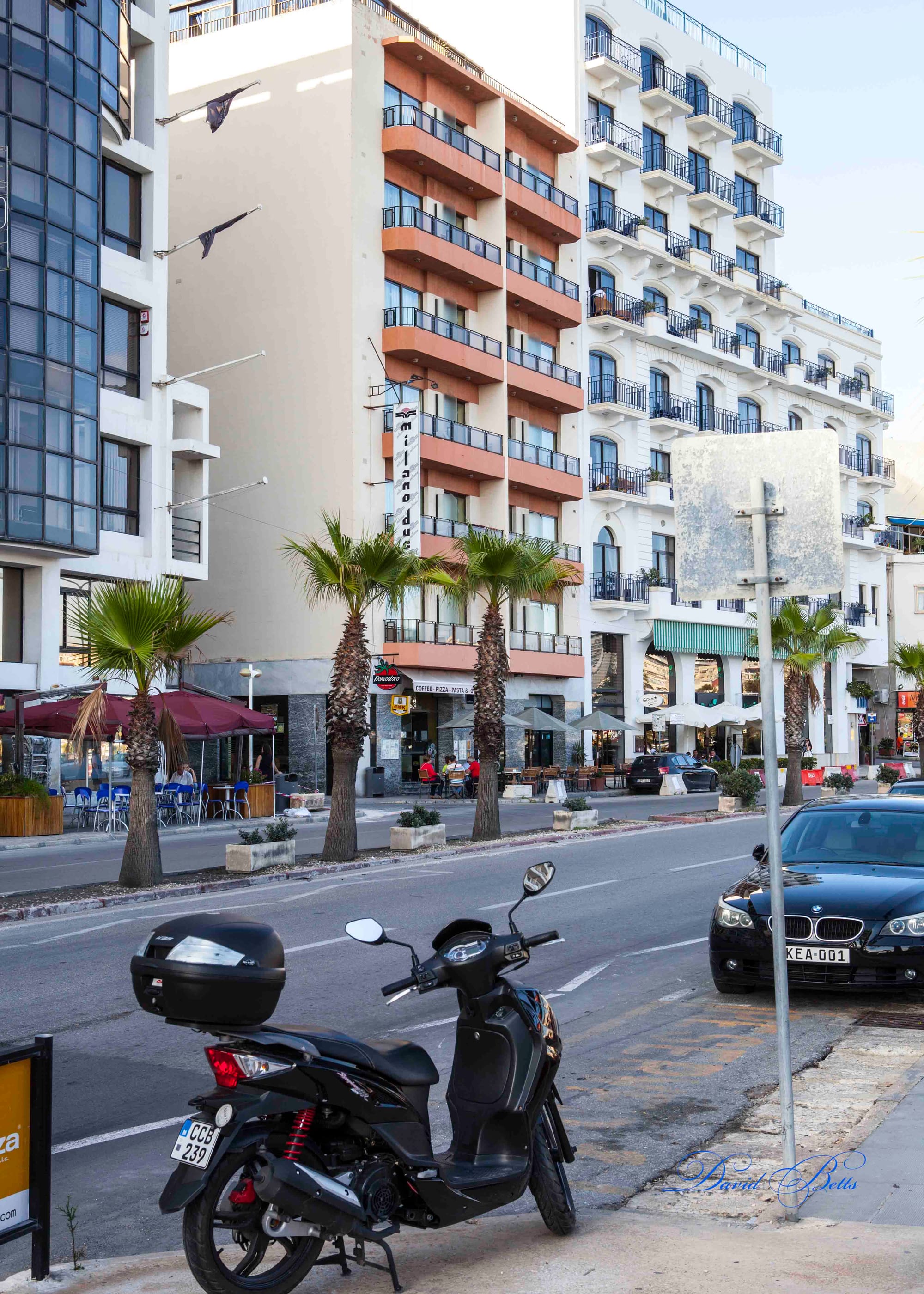 Hotels on the Sliema Waterfront.