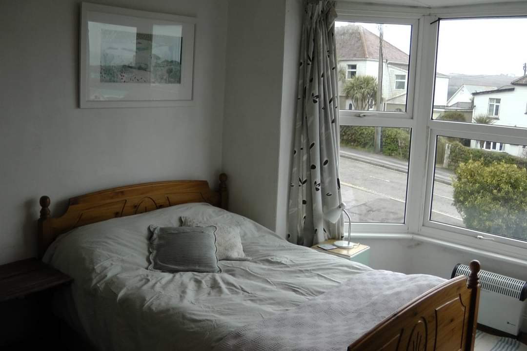 Front double view to beach