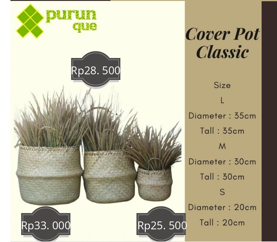 COVER POT CLLASIC