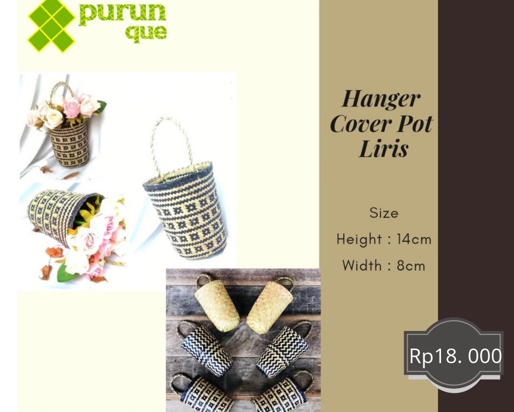 HANGER COVER POT LIRIS