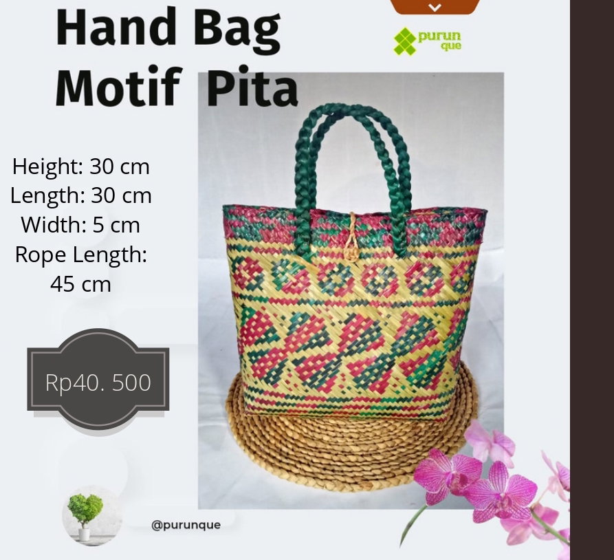 HAND BAG MOTIF PITA