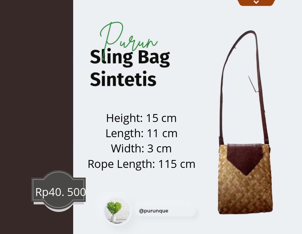 PURUN SLING BAG SINTETIS