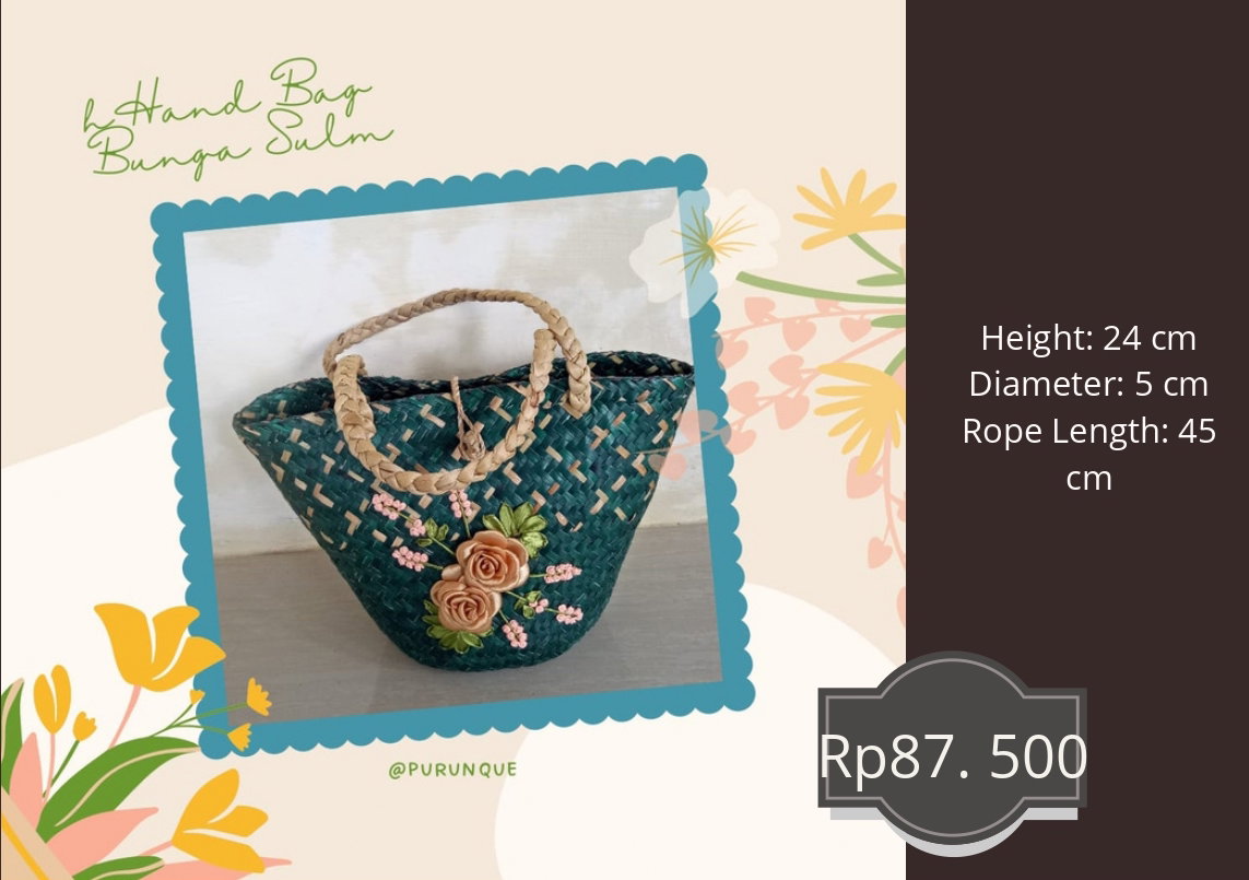 HAND BAG BUNGA SULAM