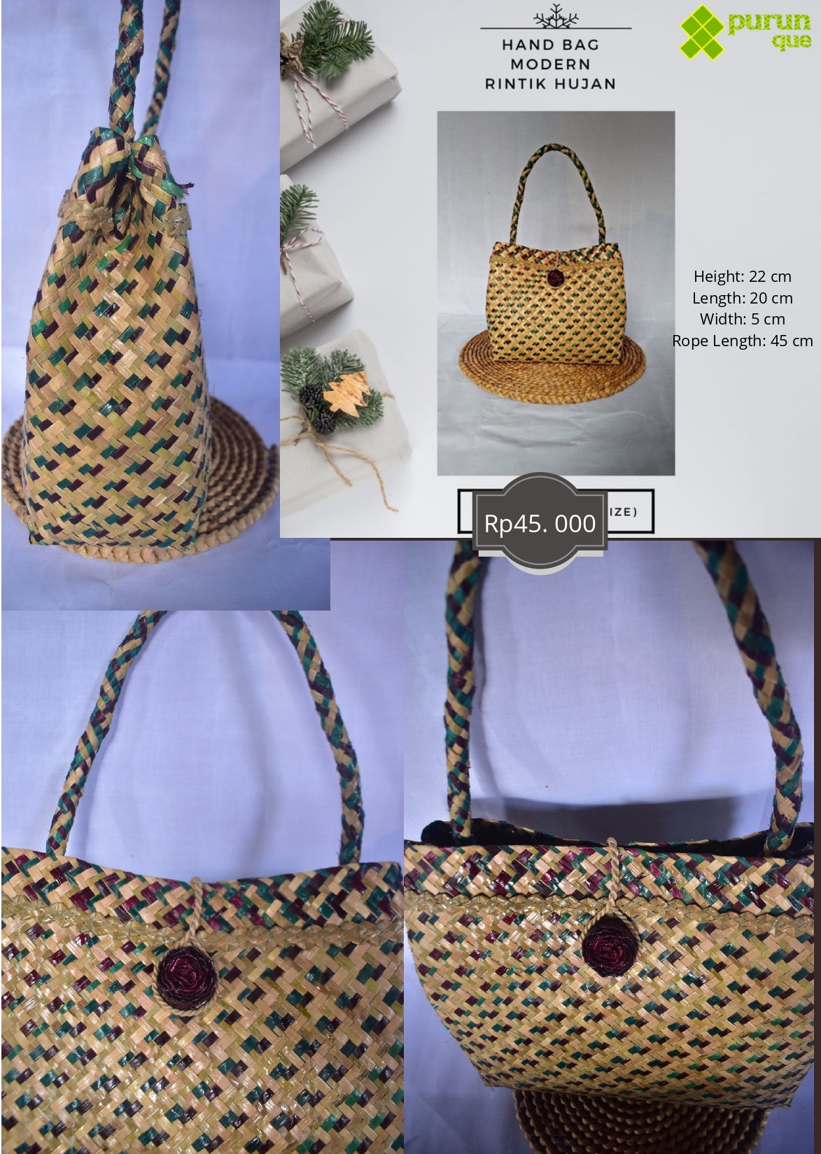 HAND BAG MODERN RINTIK HUJAN