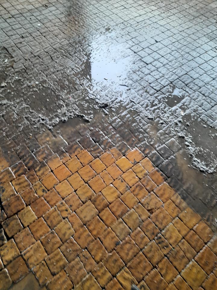 שטיפה בלחץ מים גבוה