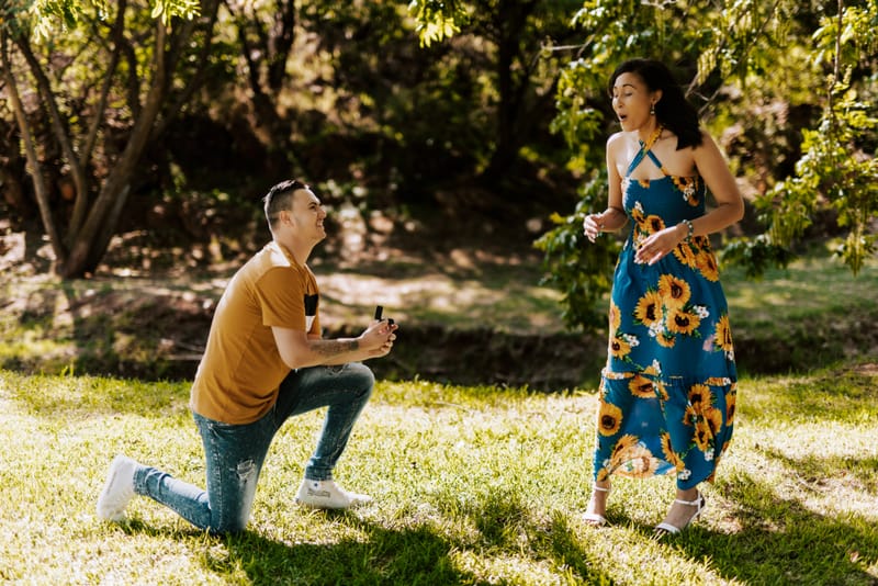 Kim & Keenan's  Surprise Engagement