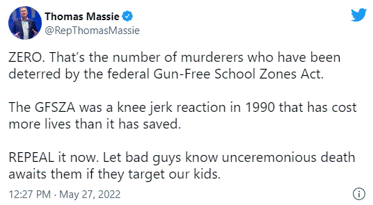 Repeal the Gun-Free School Zones Act Now