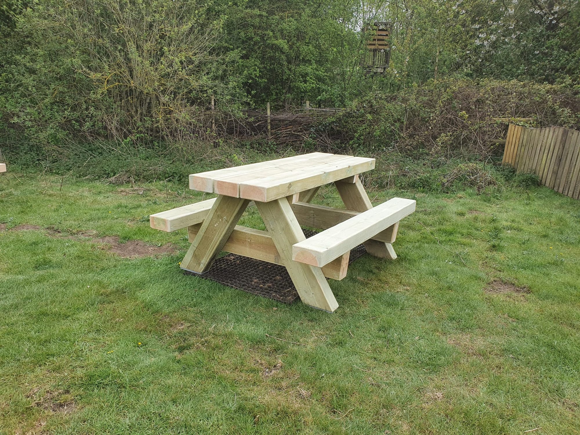 Picnic Tables and Benches made from Replica Railway Sleepers