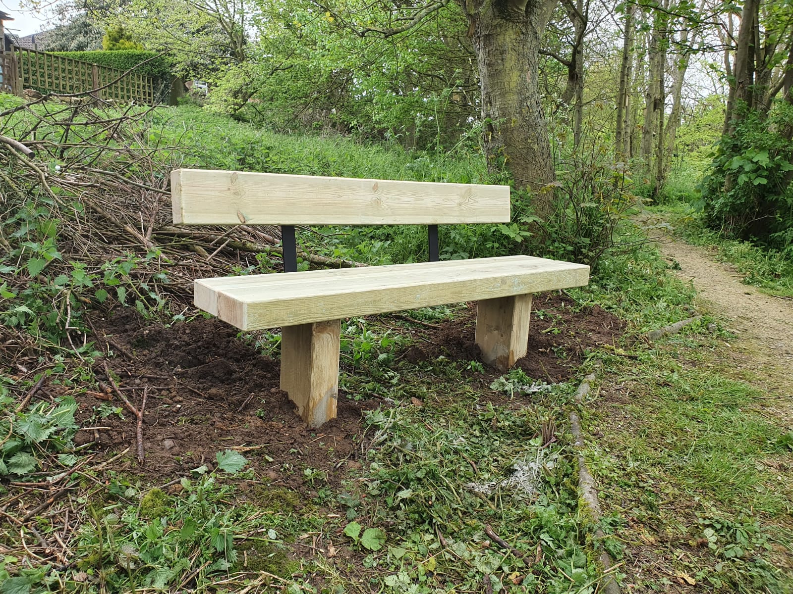 Picnic Tables and Benches made from Replica Railway Sleepers