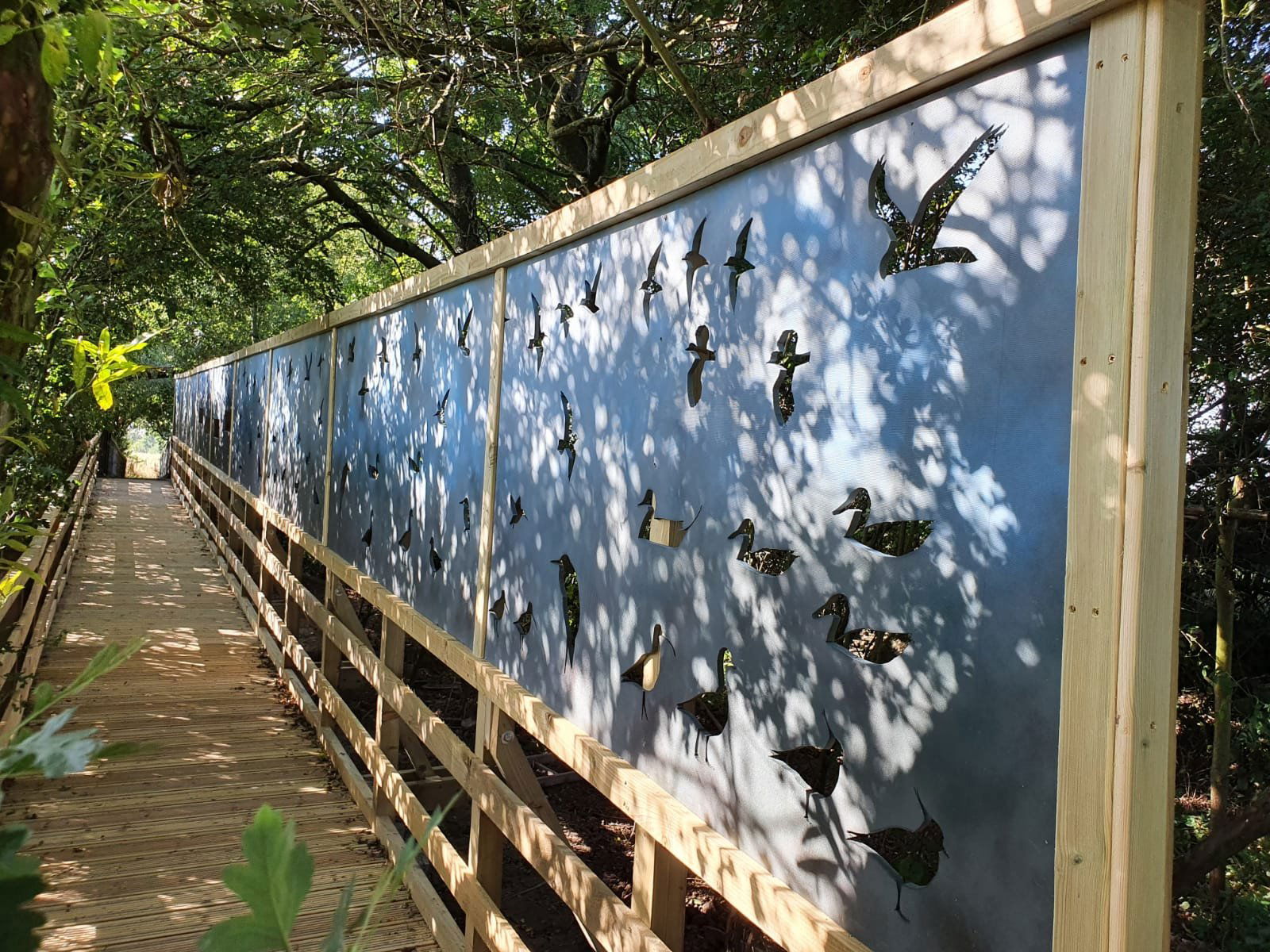 Viewing Screens with Animal Art Silhouettes