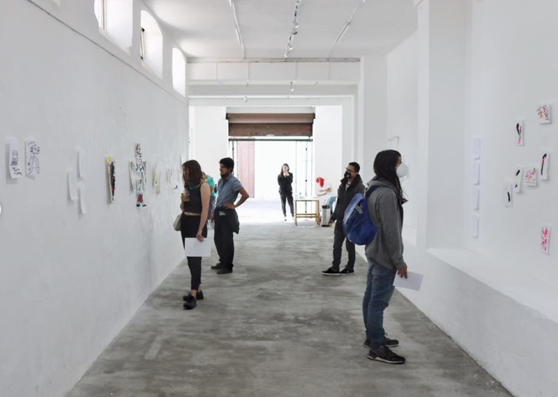open studio, no lugar