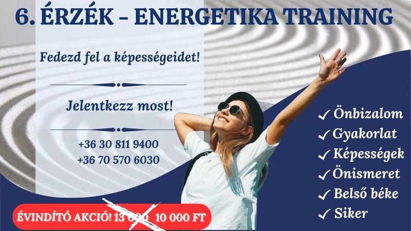 6. érzék - Energetika training 2024