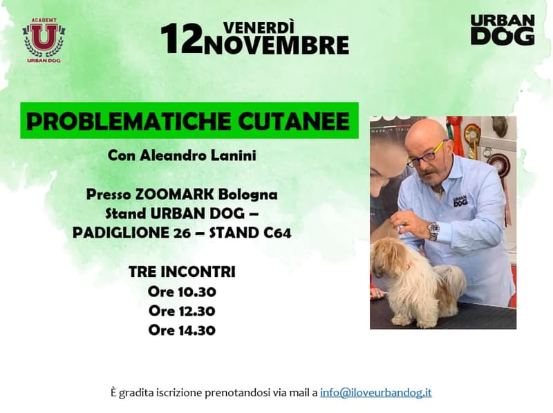 Problematiche cutanee con Aleandro Lanini a Zoomark