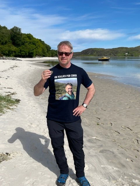 Paul at the Silver Sands of Morar